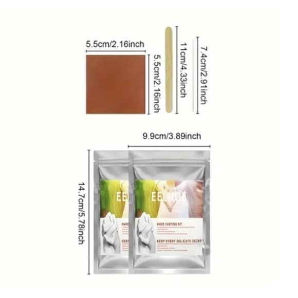 EELHOE HAND CASTING 3-D DIY Molding KIT - Picture 8 of 11